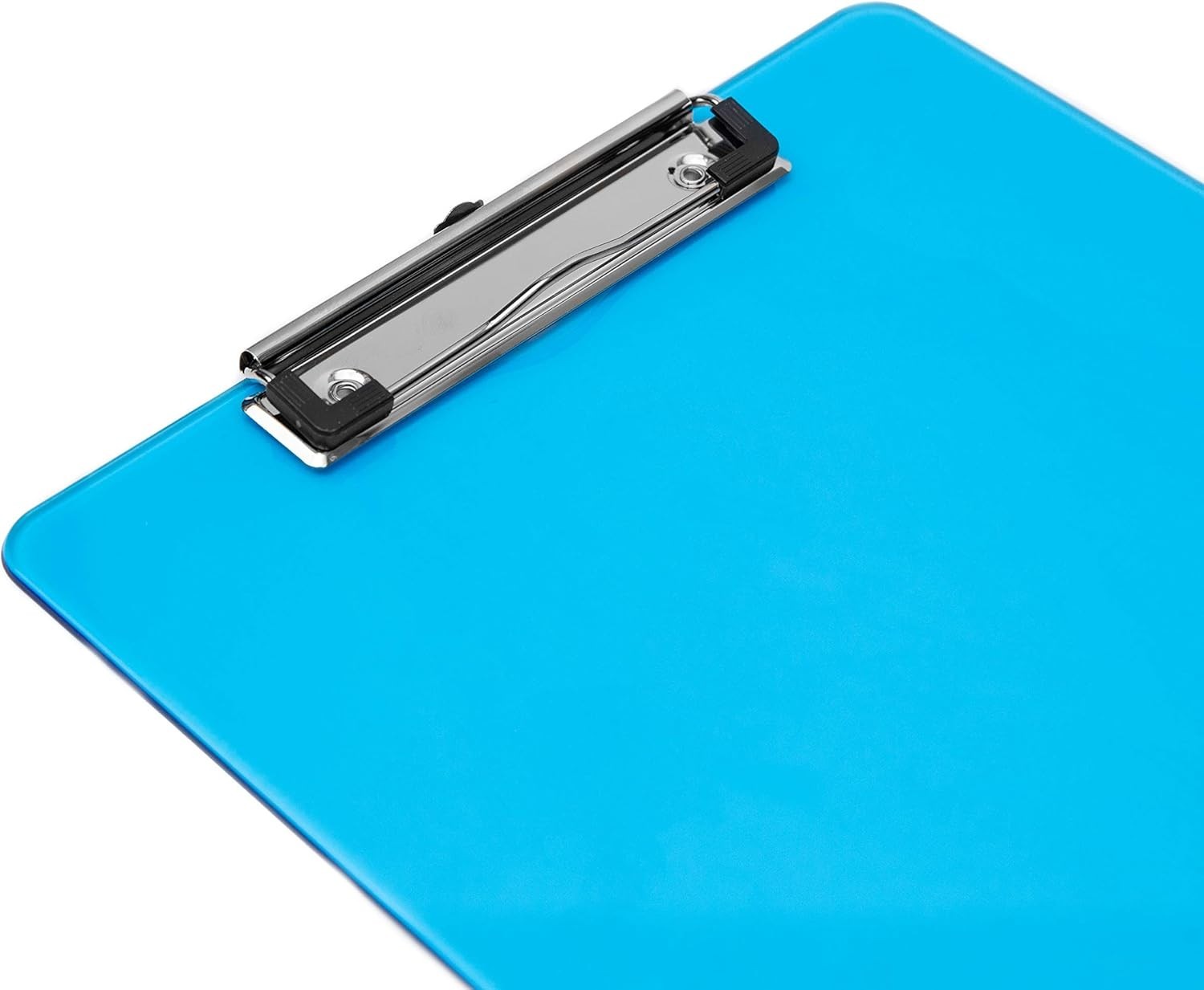 Set of 6 Vibrant Multi-Color Plastic Clipboards – Lightweight & Stackable
