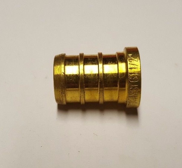 25 PIECES 1/2″” PEX PLUG (END CAP) – BRASS CRIMP FITTINGS (LEAD-FREE)