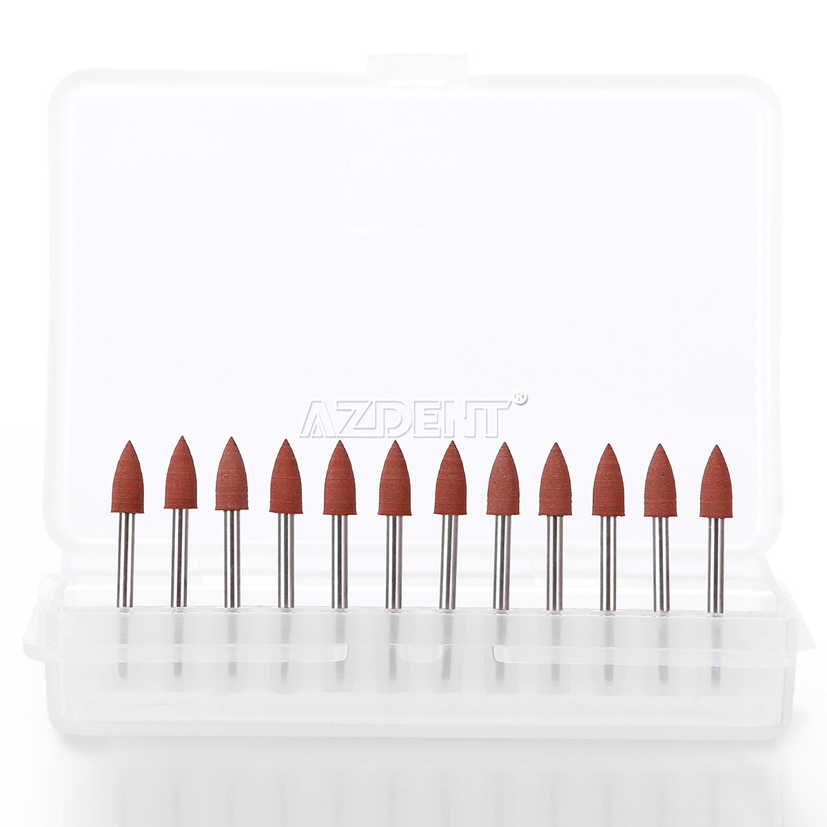 12pcs Dental FG 0413 Brownie Polishers Friction Grip Mini Points FG 1.6mm