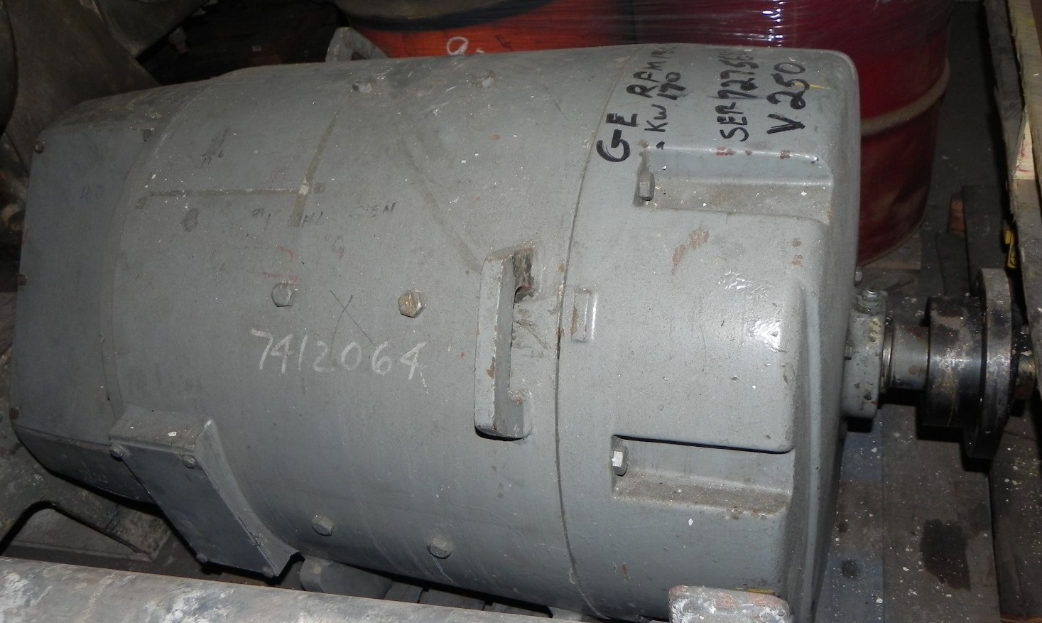 General Electric Kinamatic Direct Current Motor 5CD585G26 Used. S/N 7275686