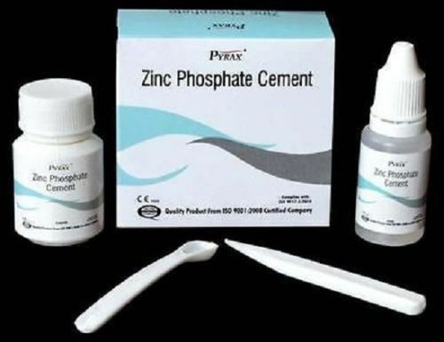 PYRAX Zinc Phosphate Cement Permanent Tooth Filling Fixation kit free ship