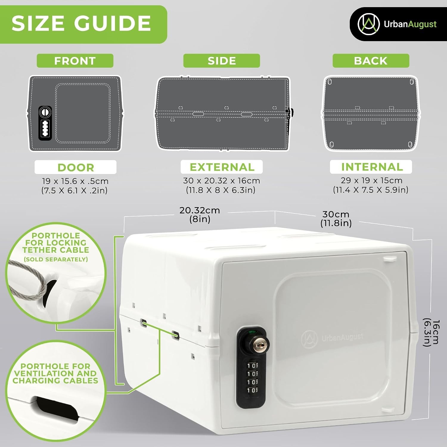 Versatile Lockable Storage Box with Combination & Key – Perfect for Everyday Use