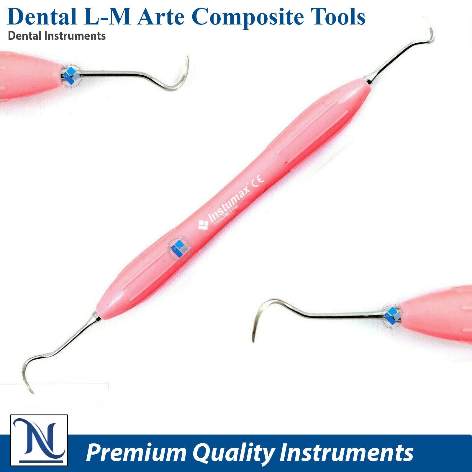 10Pcs Set Dental Composite Filling Instruments Silicone Handle Restorative Tools