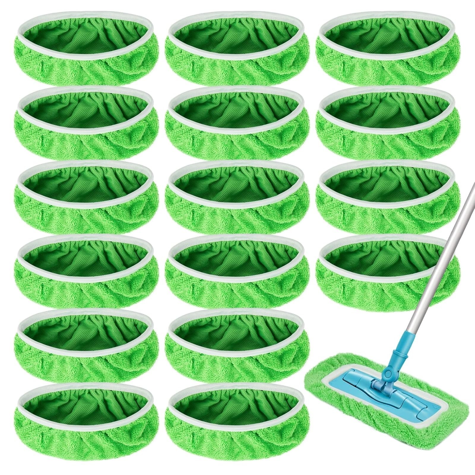 Reusable Microfiber Mop Pads Wet/Dry 4 Pack for Swiffer Sweeper
