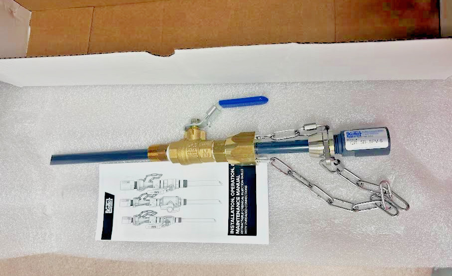 Koflo QR-.5B-.5PV-6 Retractable Chemical Injection Quill 1/2″ PVC New