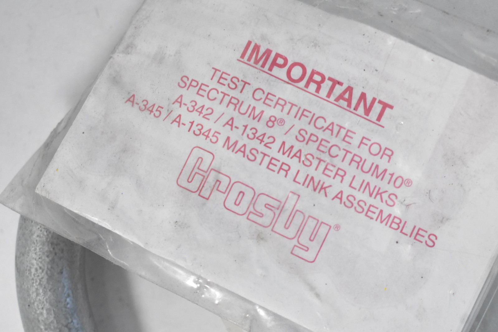 Crosby 3/4W-B56 Oblong Master Link Galvanized Steel Hoist Rigging USA Made