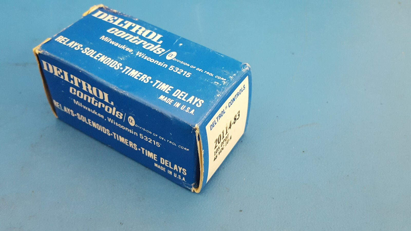 General Purpose Relay 48VDC 1.85KOhm 10A DPDT 20183 DELTROL (34.93×34.93×50.8)mm
