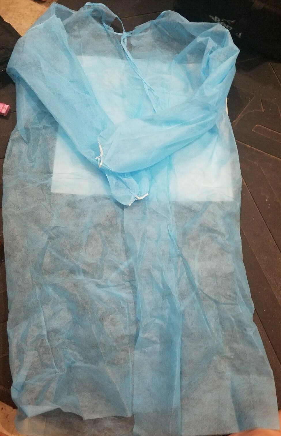 LOT OF 10 ISOLATION BLUE NON WOVEN 25 GSM POLYPROPYLENE DENTAL MEDICAL