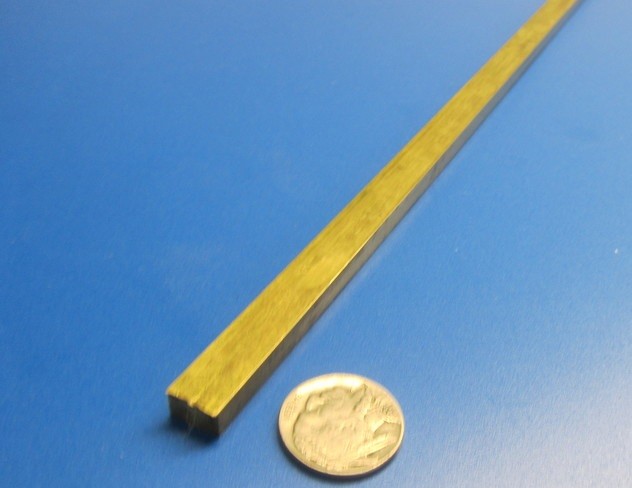 360 Brass Flat Bar 1/4″ Thick x 3/8″ Wide x 60.0″ Length