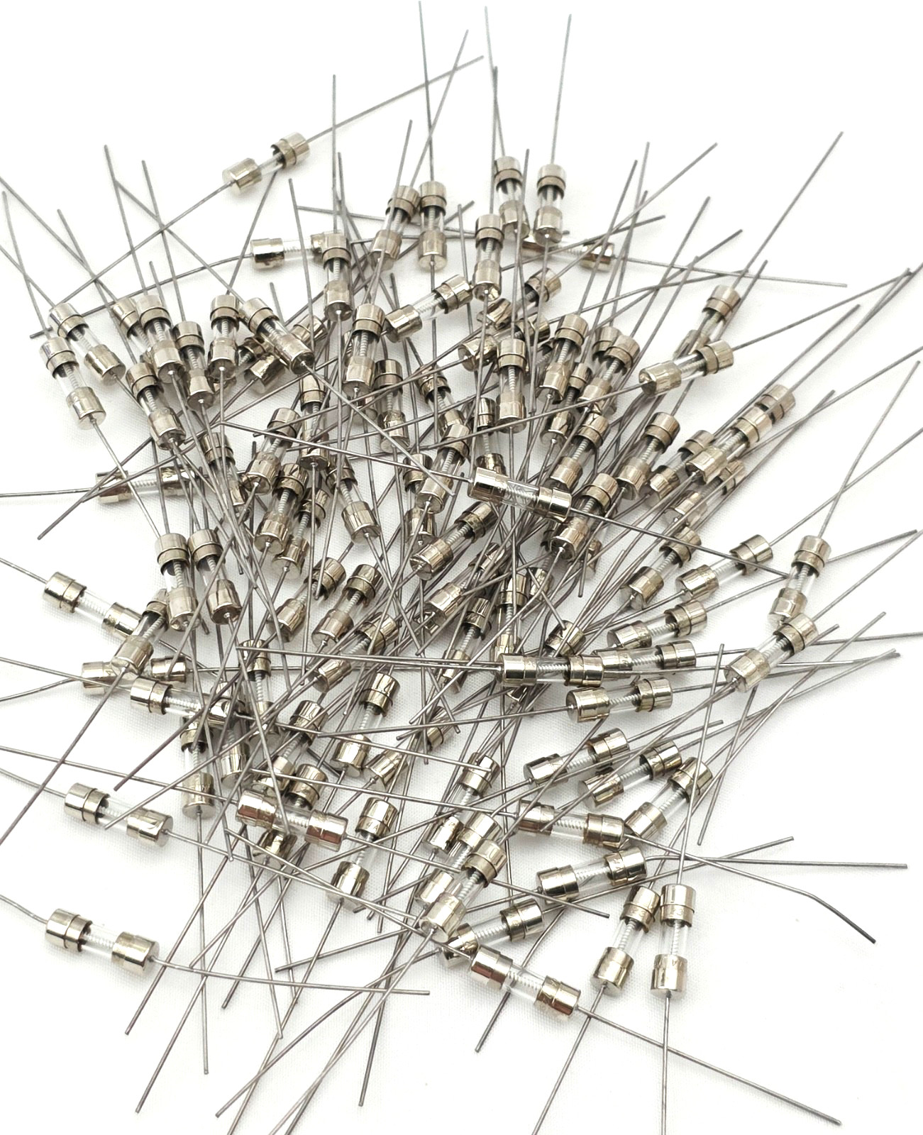 Lot of 100 Littelfuse 2AG 230004 125V 4 Amp Pigtail Glass Fuses 5×15 mm Slow Blo