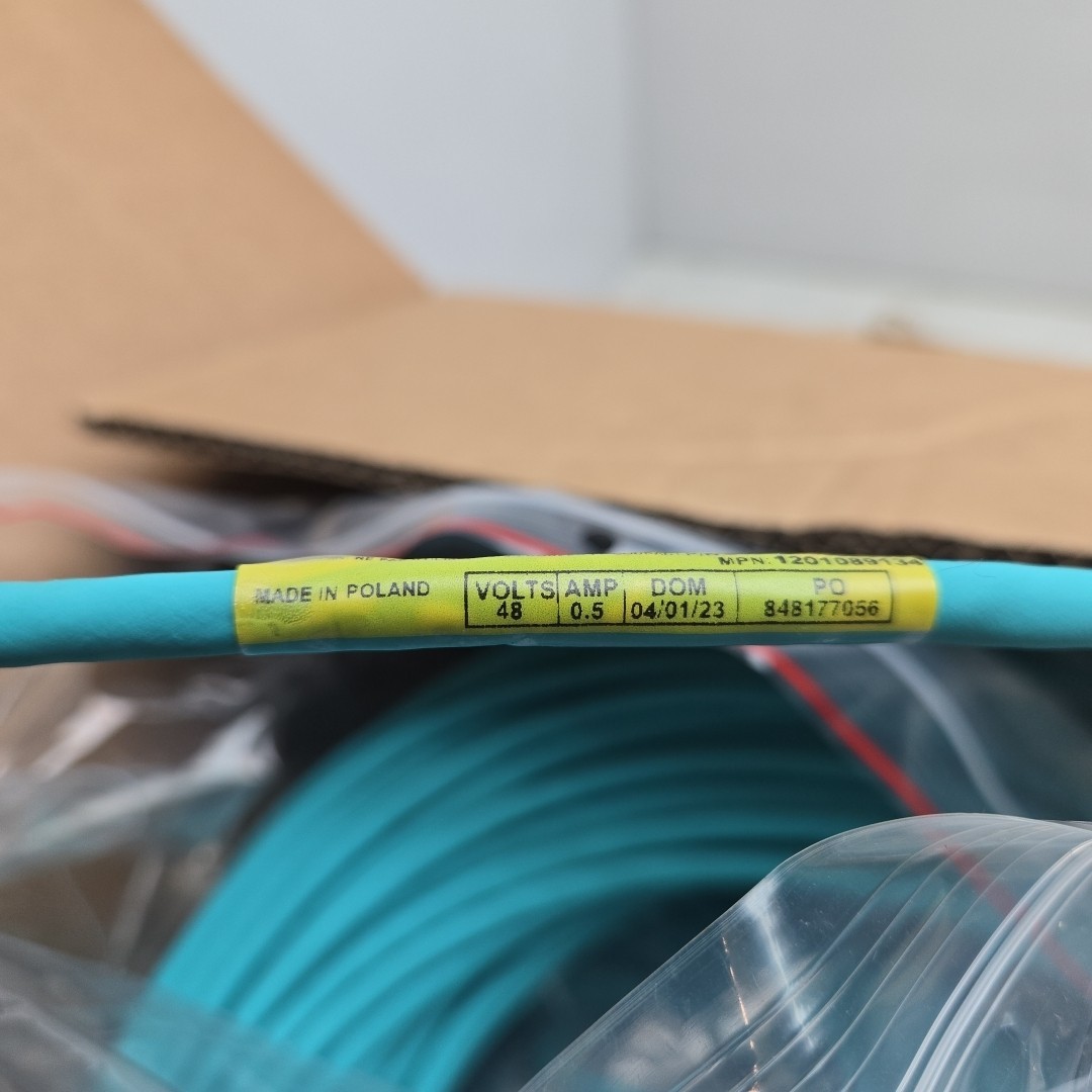 Woodhead 1201089134 M12 Ethernet Cable Assembly 48V 0.5A 38M E12A06004M380 New