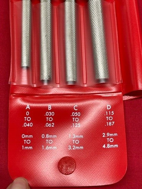 Starrett S162Z Pin Vise Set 0-.187″ (0-4.8mm) Range IN STOCK