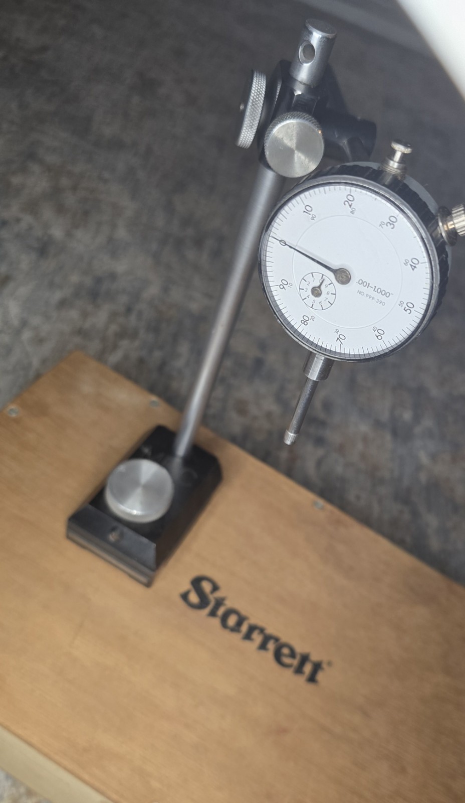 Hermann Schmidt Precision Tools Surface Gage Stand And Calibrated Drop Gage