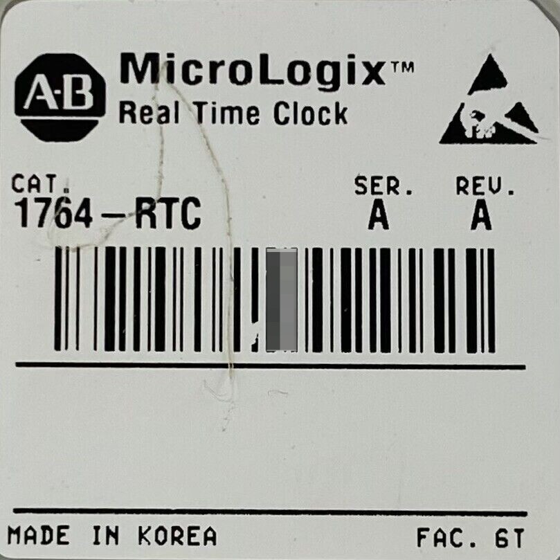 1764-RTC AB MicroLogix 1500 Real Time Clock Fast Ship New 1764RTC US Free Tax