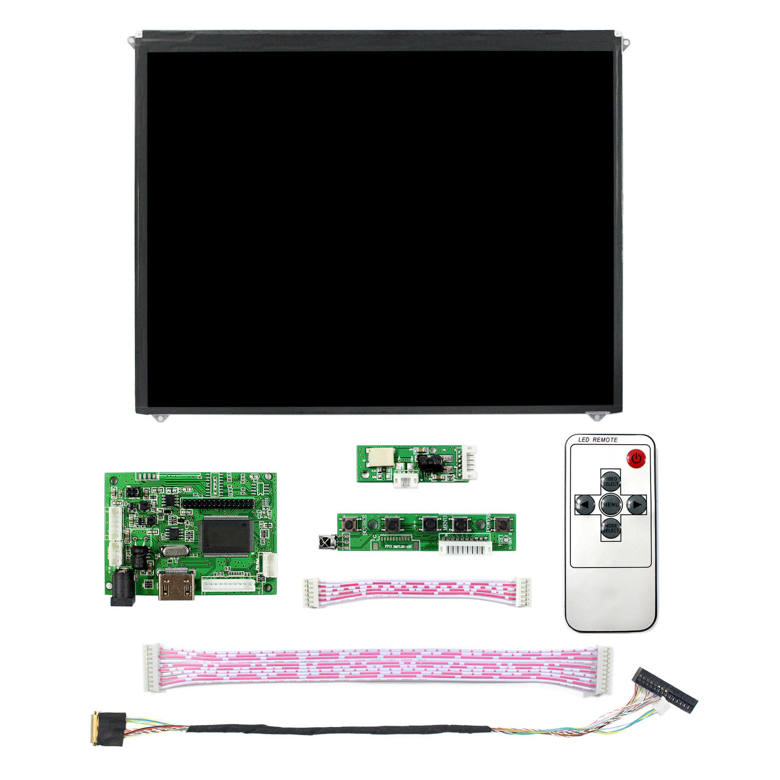 For Raspberry Pi HD Input Controller Board 9.7″ 1024×768 IPS LCD Screen