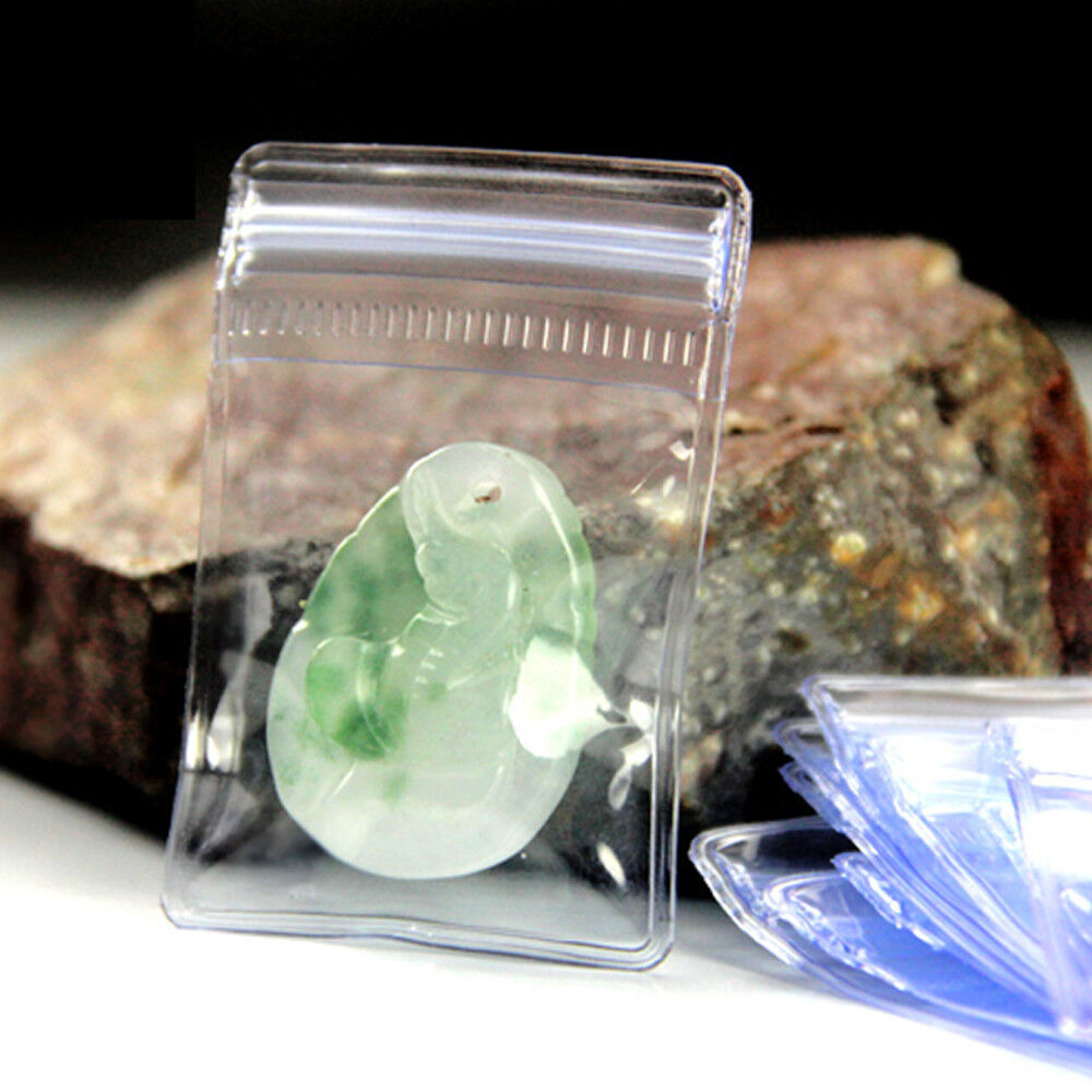 Clear PVC Plastic Coin Bag for Zip Jewelry Storage Bag Lock Anti-oxidation Pouch