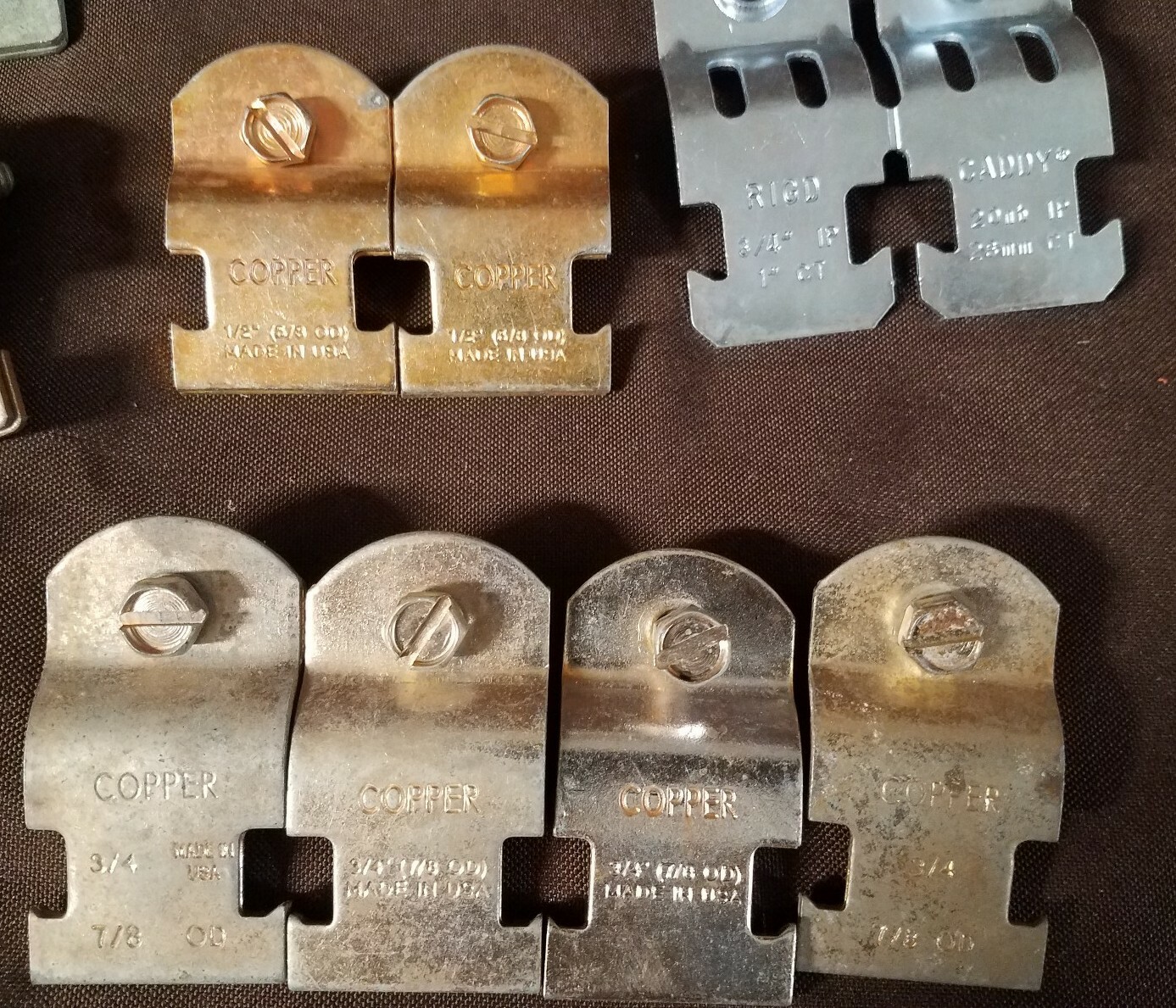 123 Strut Pipe Clamps 1/2″ Rigid – 1-3/8″ OD, Rigid, CT, Multiple Brands