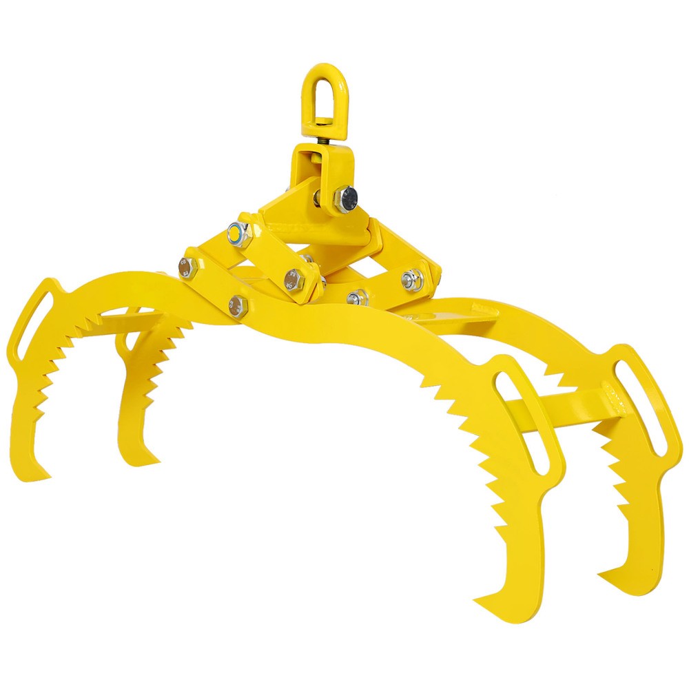 4 Claw Timber Log Lifting Tongs Grabber Tong 32 Inch Heavy Duty Logging Tool