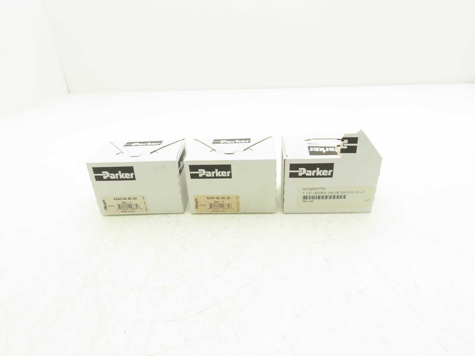 Parker KGVV0108 Axial Valve Seal Kit 7 Pieces Rebuild Kit 1-1/2″ Sealed Lot of 3