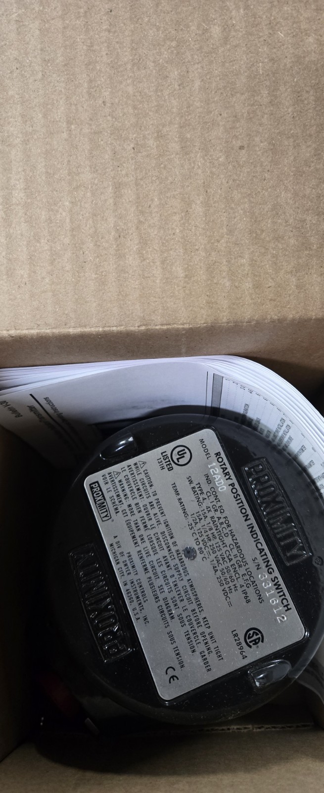 DWYER 12AD0 / 12AD0 Brand New Prox Switch. Factory New Illinois Stock
