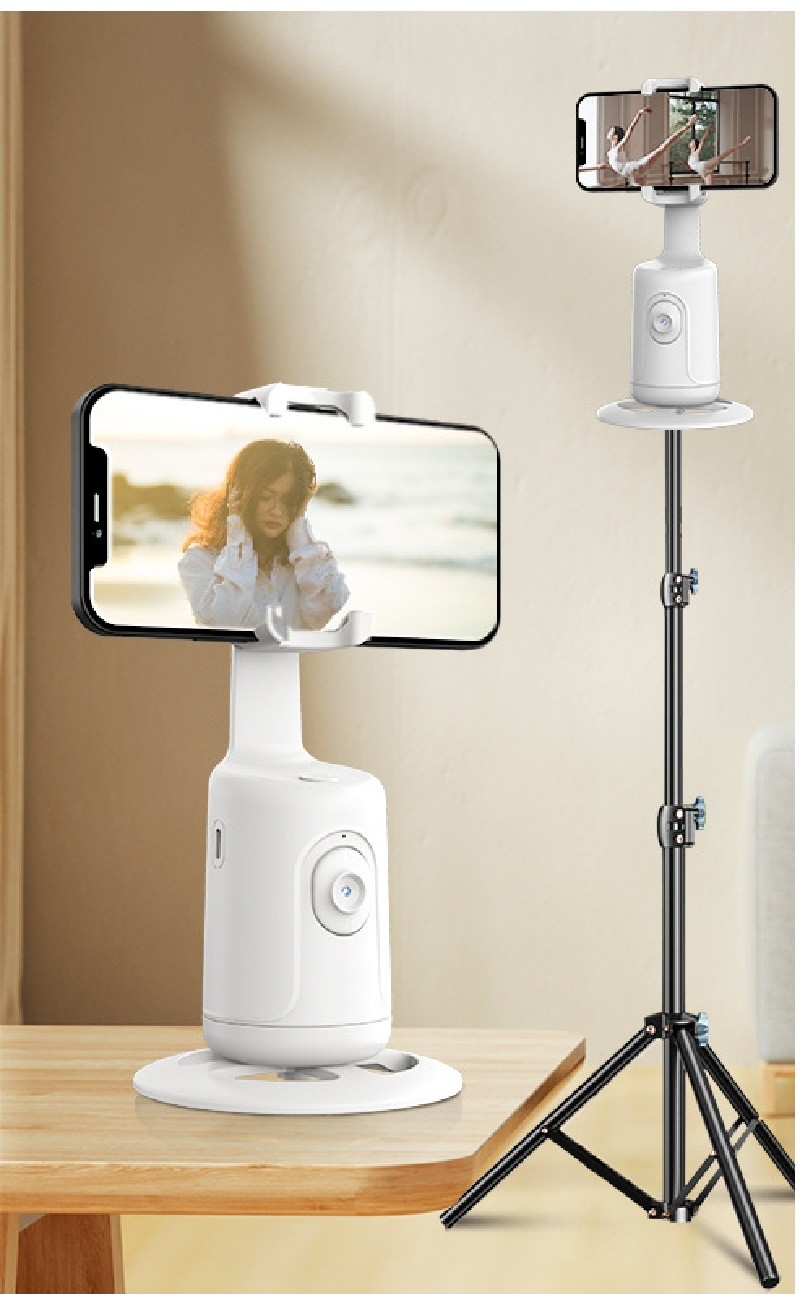 360 Auto Face Tracking Gimbal AI Smart Gimbal Face Tracking Auto Phone Holder Fo