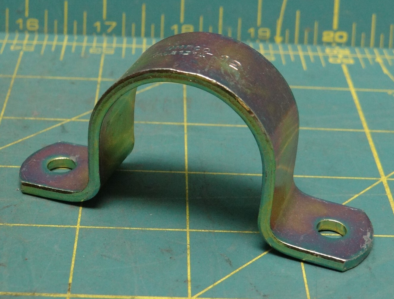 Qty: 10 UMPCO MS21314-12 7/8″ 2-Hole Retaining Pipe Strap NSN: 5340-00-947-4784