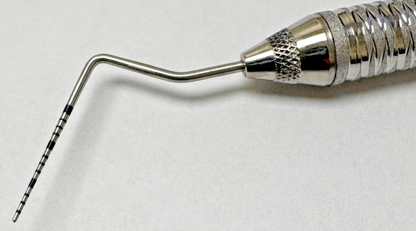 2 Pcs -Periodontal Probe – UNC/15 – Hallow Handle -North Carolina