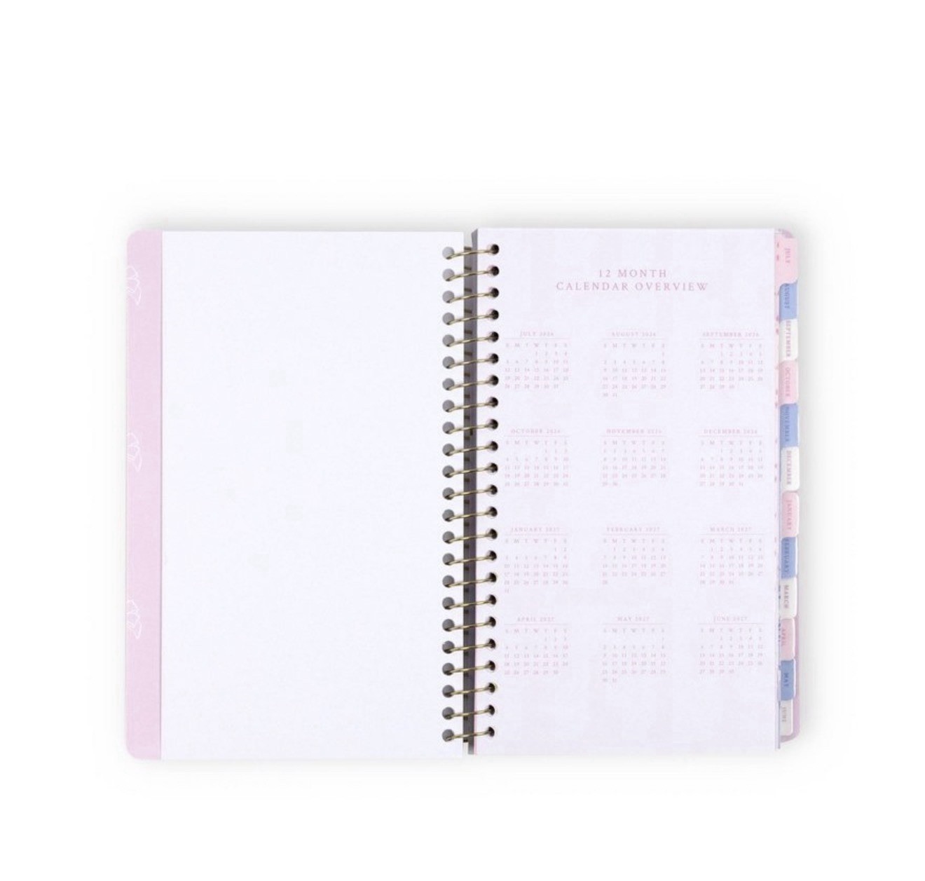 Love Shack Fancy X Target Yoobi Planner 5”x8”Everblooming Rosettes Ballet Bloom