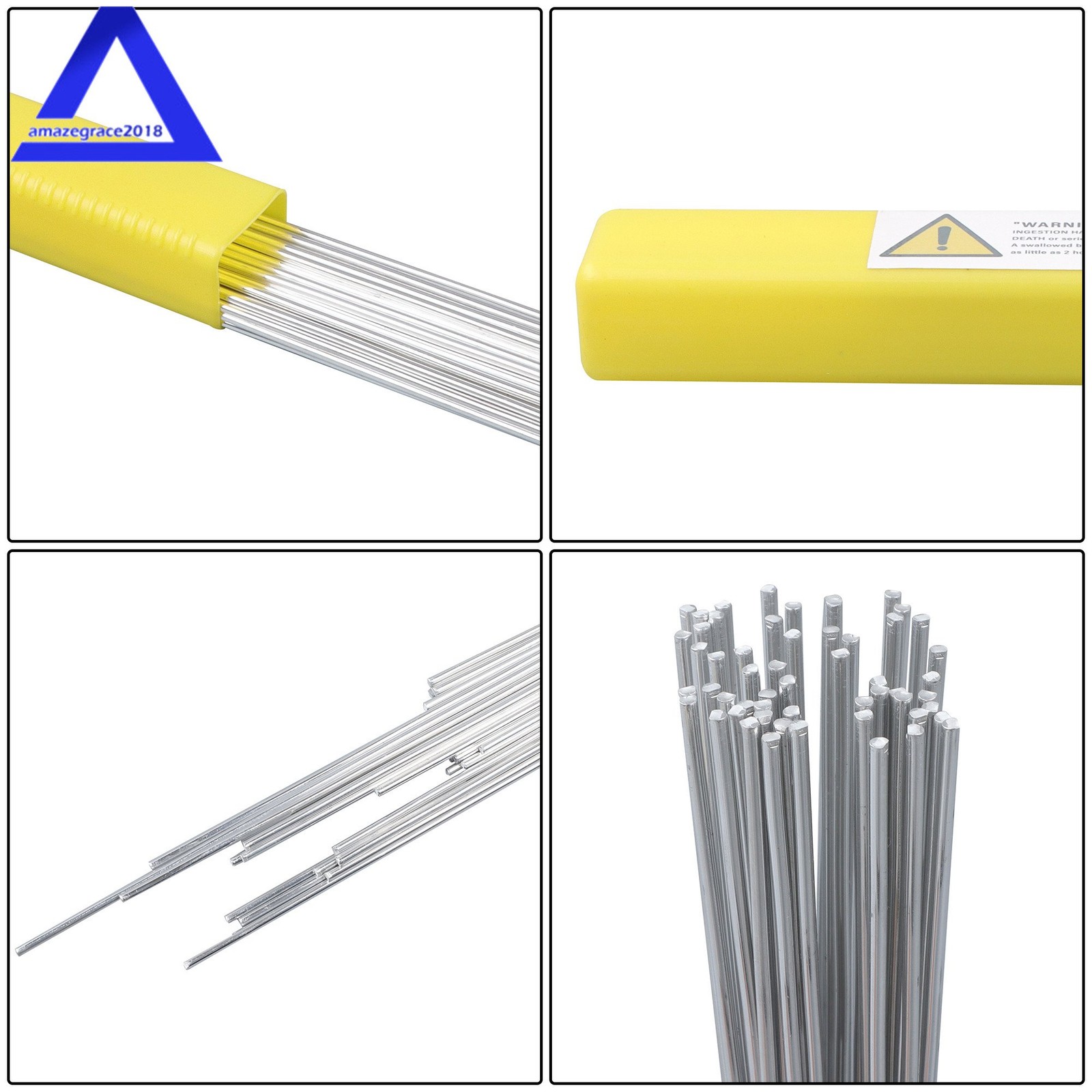 E4043 Aluminum Electrode Rod 3/32″ × 14» – 0.5 Lbs for Easy Welds and Repairs