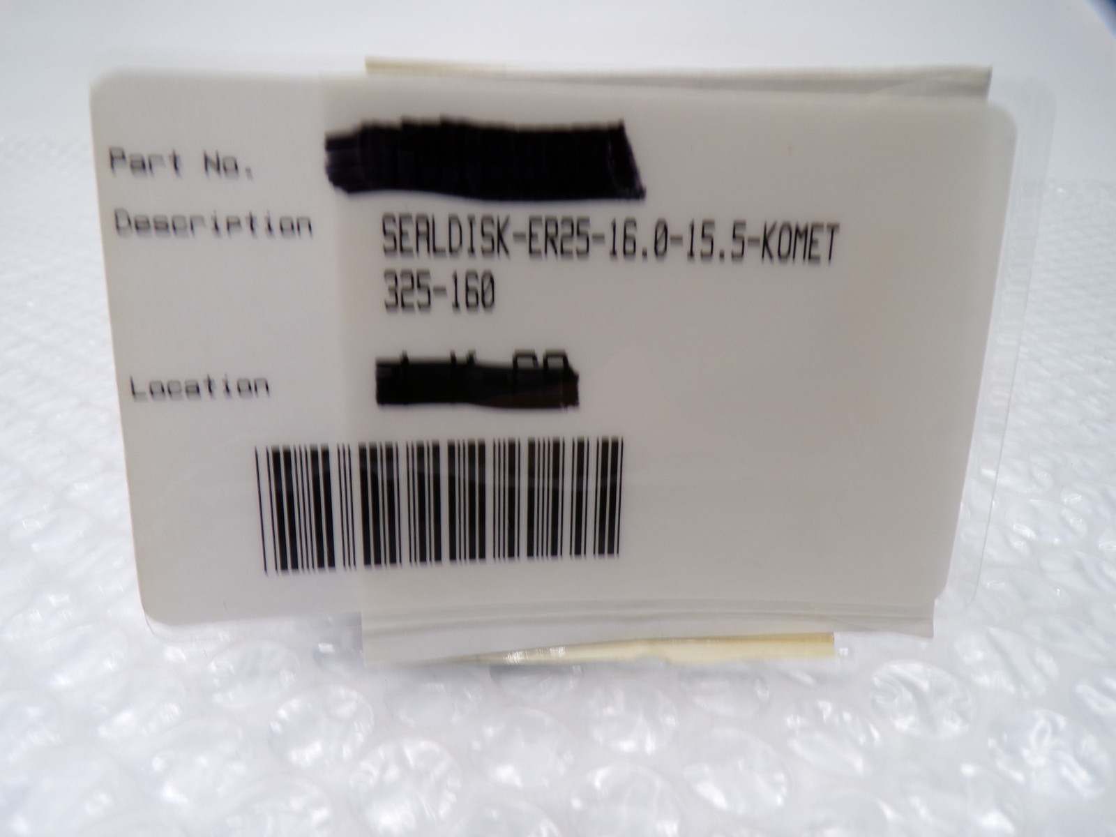KOMET ER25-16.0-15.5 SEAL DISK LOT OF 12 NSNP
