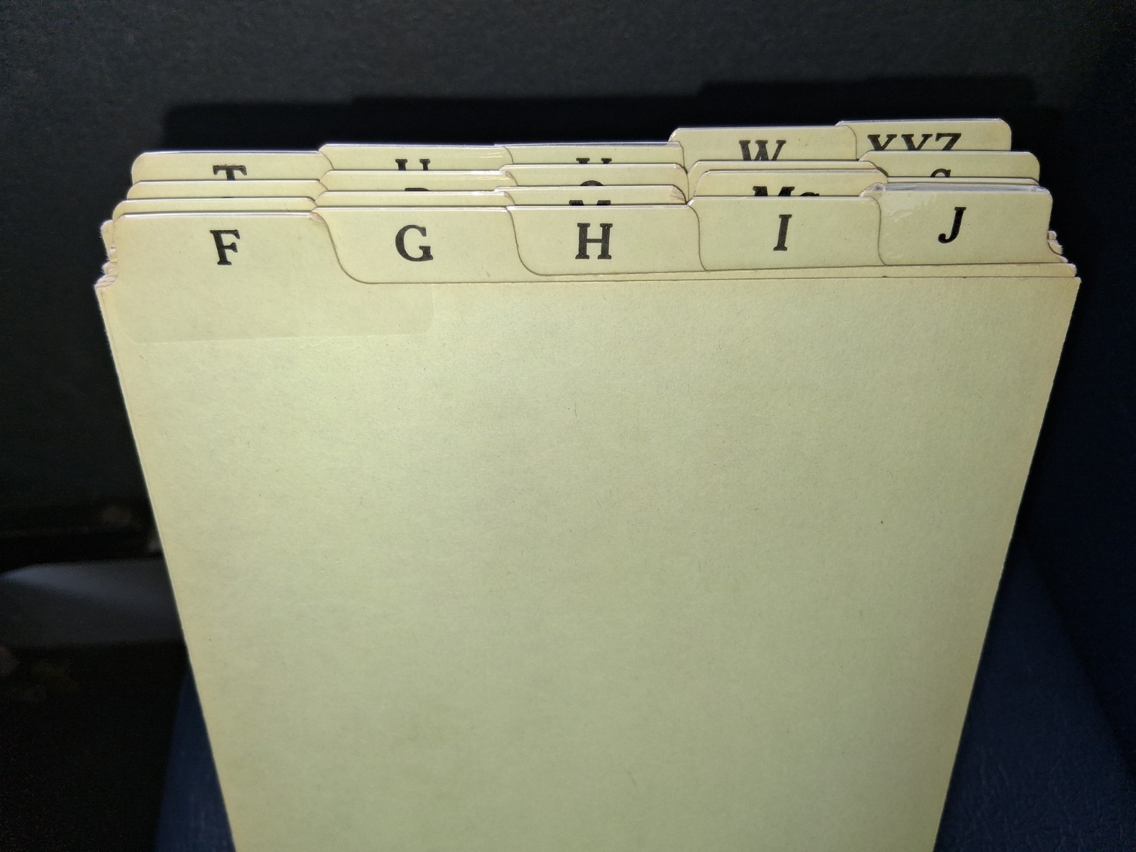 Vintage Nebs 944 Posting File For Forms Up To 6 1/2 x 9 1/4″ With 25 Cards