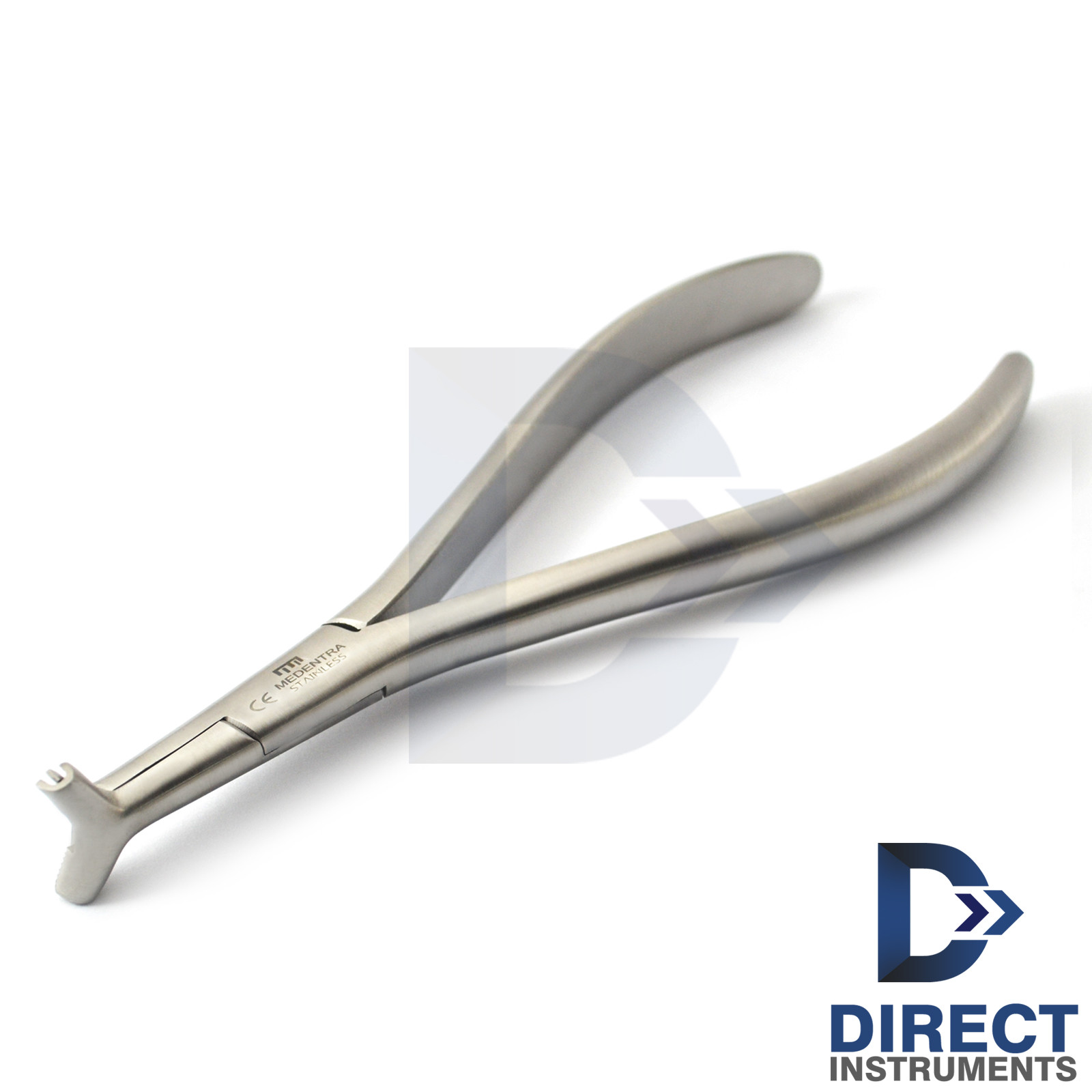 Dental Slim Hammer Head Plier Serrated Tip NITI Cinch Back Wire Forming Pliers