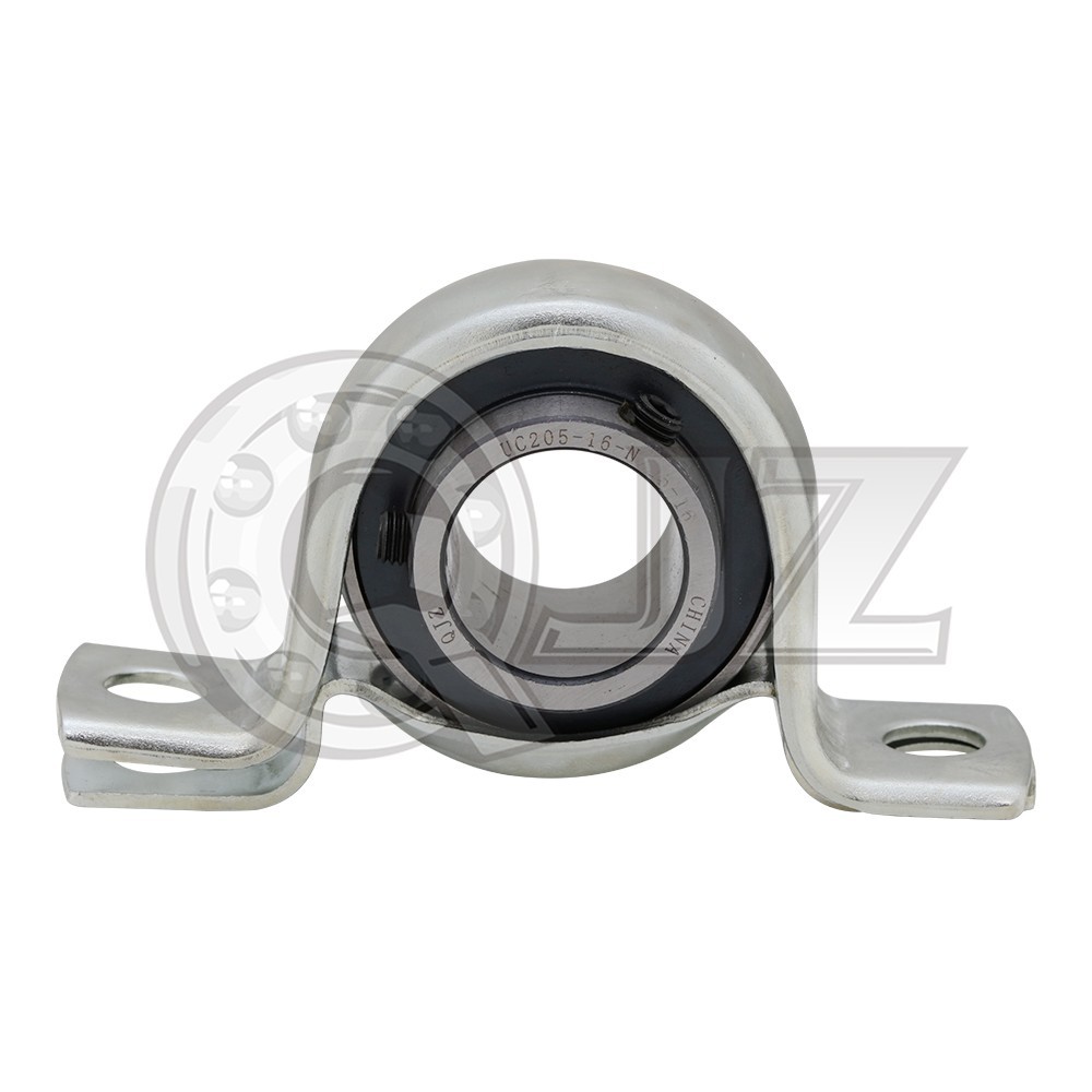 [Qty.2] UCPP205-16N, Pressed Steel Pillow Block Mounted Bearing, 1 in Bore (ID)
