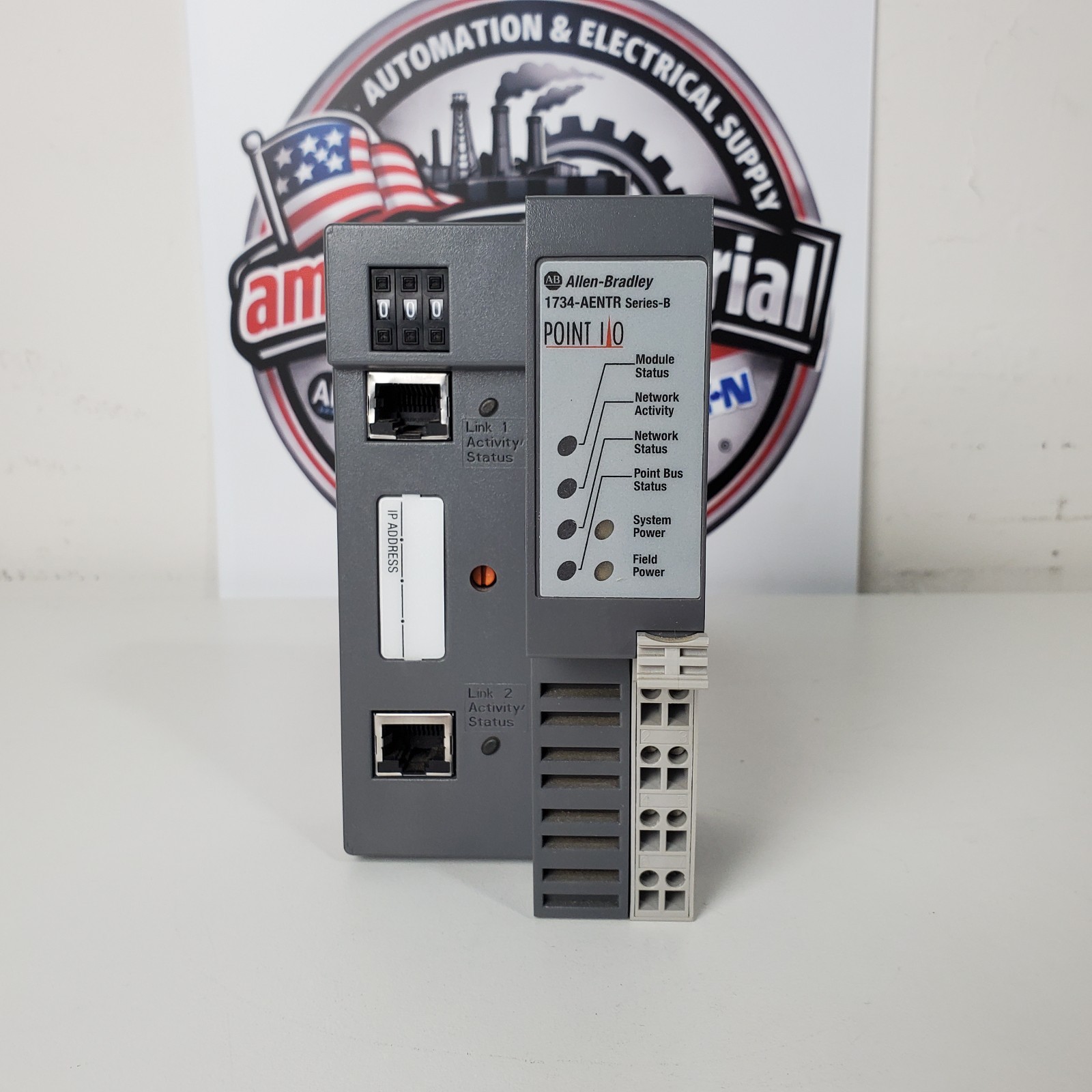 Allen-Bradley 1734-AENTR Series B Point I/O Dual Ethernet Communication Module