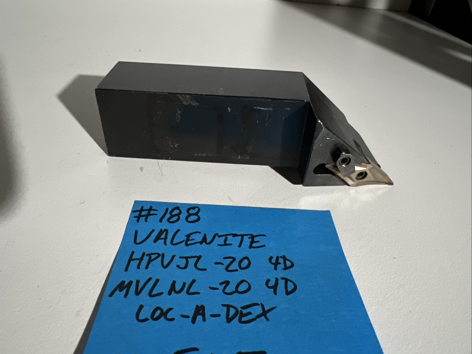 valenite HPVJL-20 4D Indexible Carbide Lathe Toolholder MVLNL 5.125OAL 1.25”sha