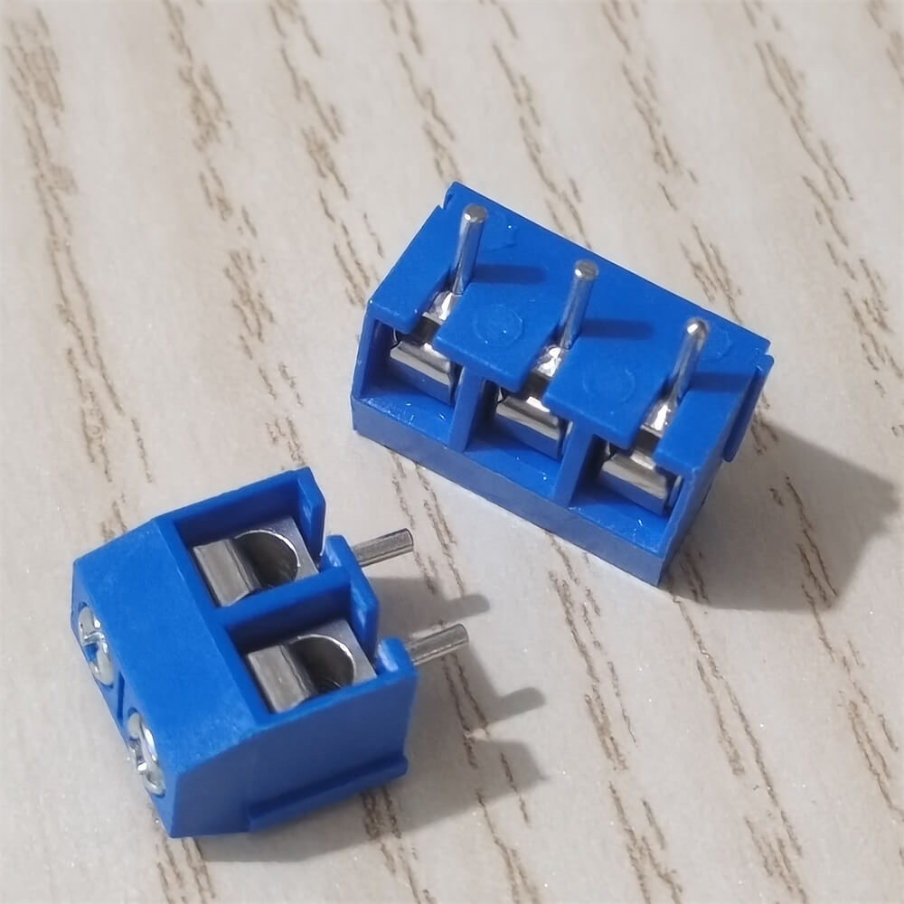 60PCS KF301-2P/3P PCB Mount Screw Terminal Block Connector 5mm Pitch 2/3Pin