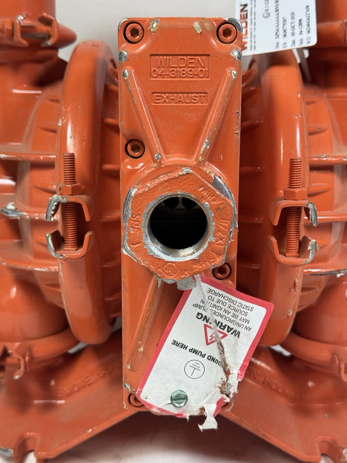 WILDEN 04-12898 AIR-OPERATED DOUBLE-DIAPHRAGM AODD PUMP PRO-FLO 1.5″ ALUMINUM