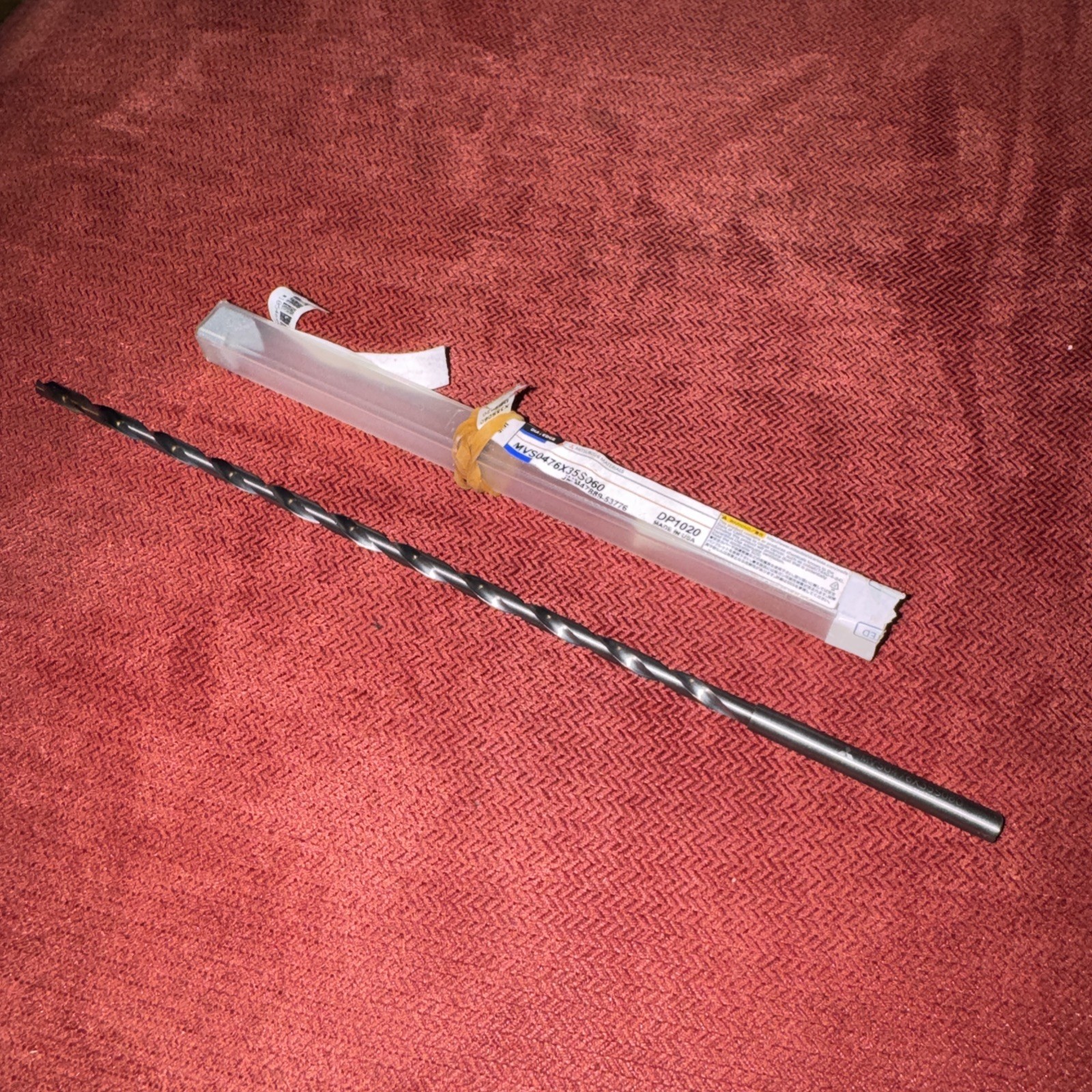 Mitsubishi MVS0476X35S060 DP1020 Solid Carbide Drill (Y2)