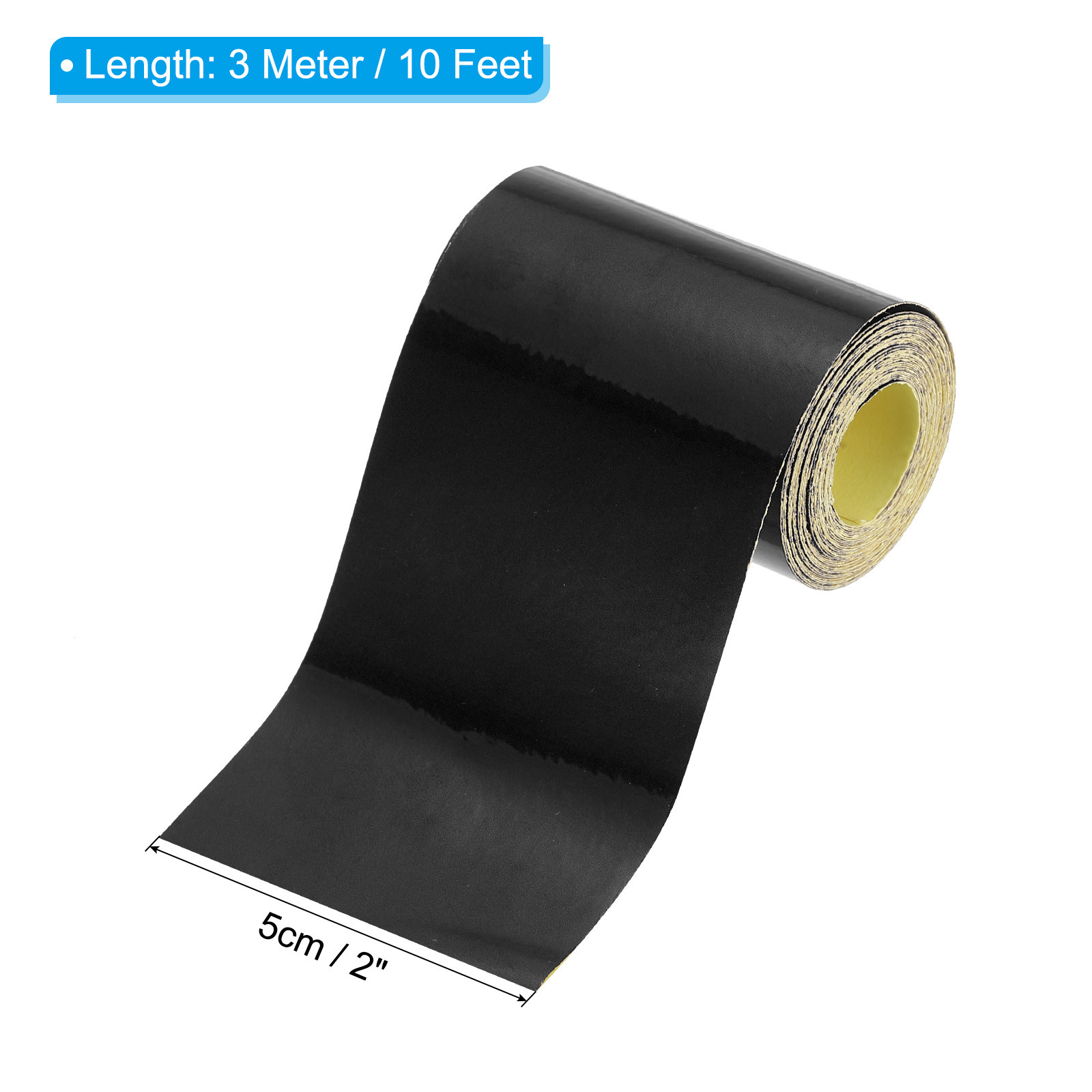 2″ x 10 FT Reflective Tape High Waterproof Outdoor Safety Warning Tape Black