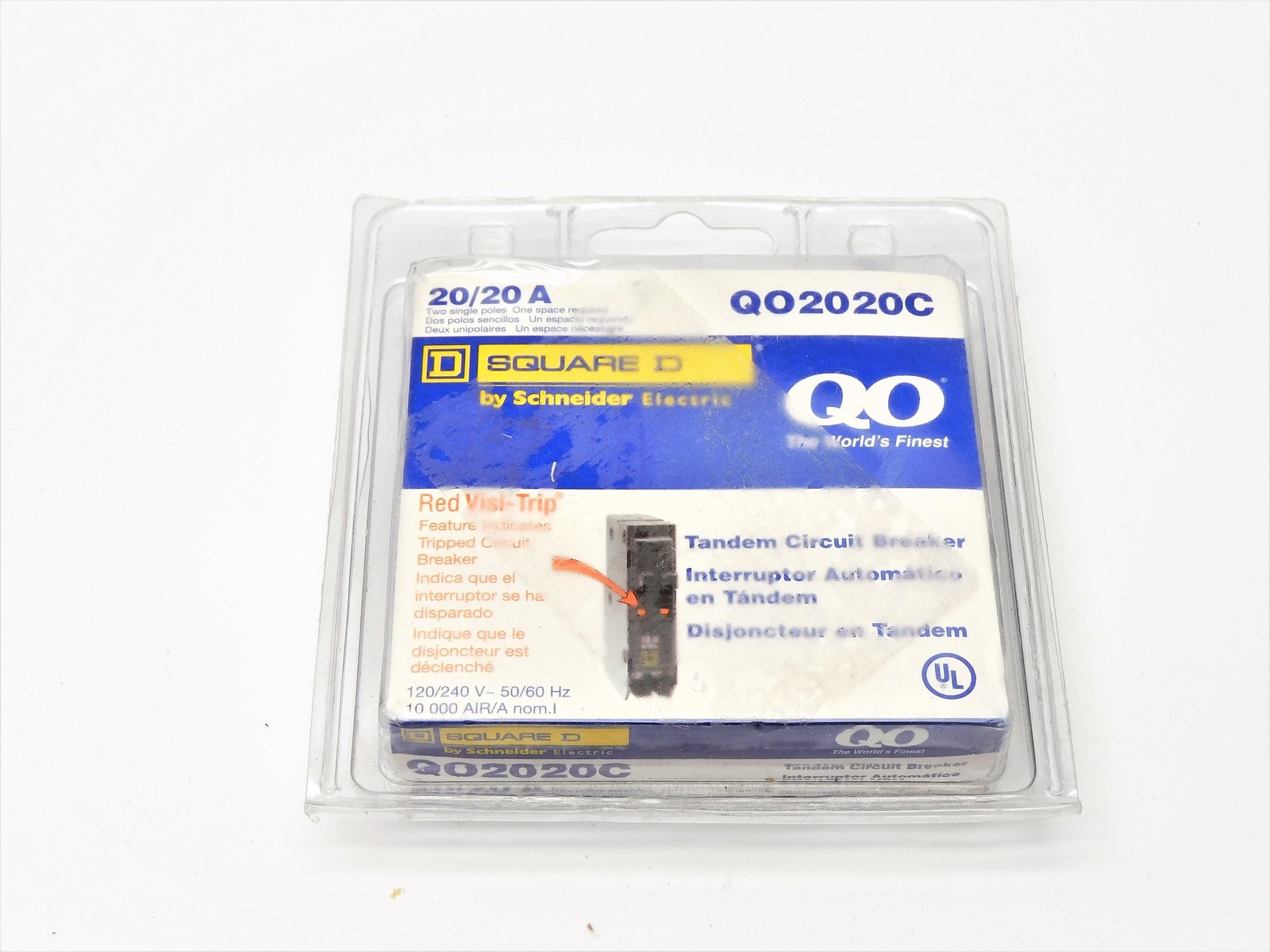 SQUARE D QO2020C 120/240V 20A NSMP