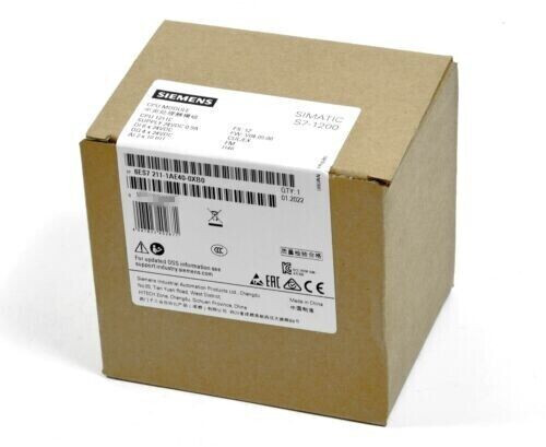 6ES7211-1AE40-0XB0 NEW SIEMENS CPU 6ES7211-1AE40-0XB0 Central Processing Unit