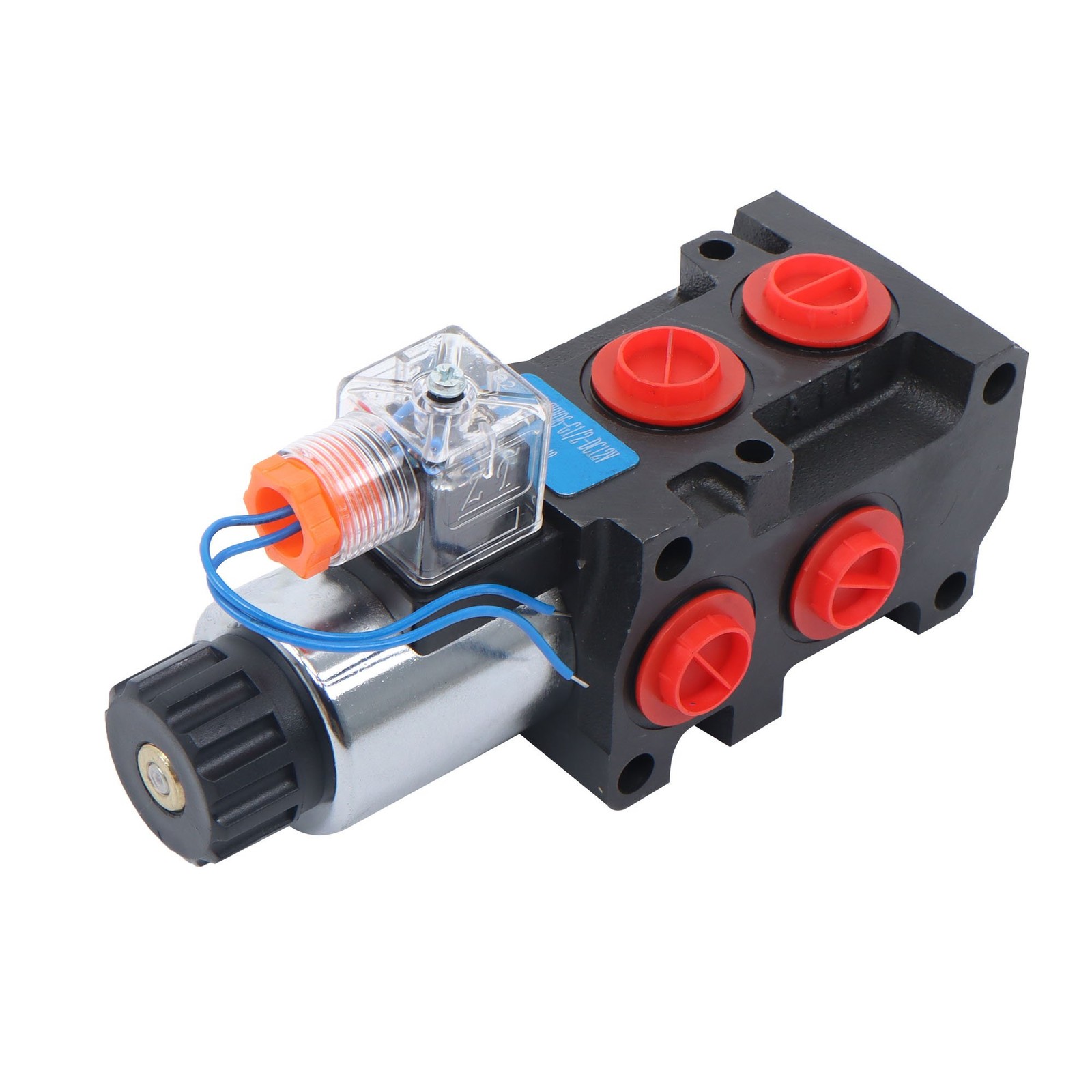 #10 SAE 6 Port 12V DC Hydraulic Solenoid Selector Diverter Valve 3Plug 13 GPM