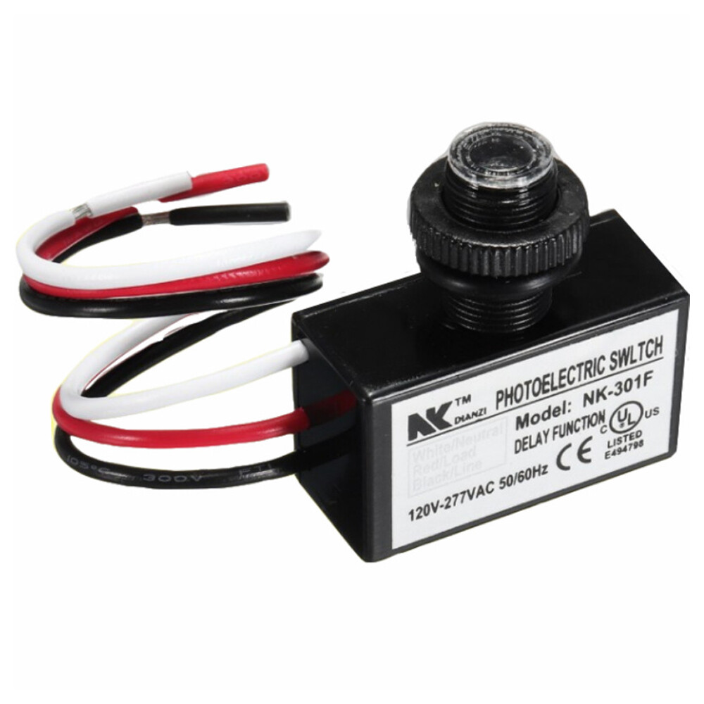 2 120-277V Dusk to Dawn Sensor Photoelectric Switch Light Photocell Sensor Light