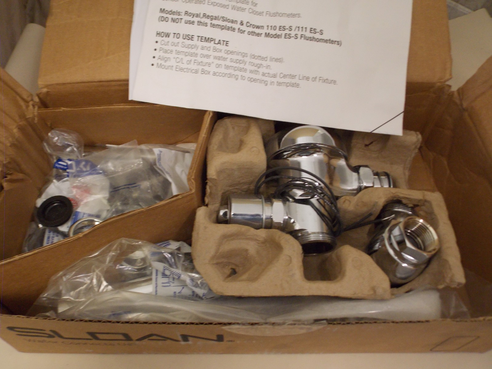 Sloan 111-1.28 DFB ESS TP Single-Flush Sensor Exposed Flushometer – 3770026