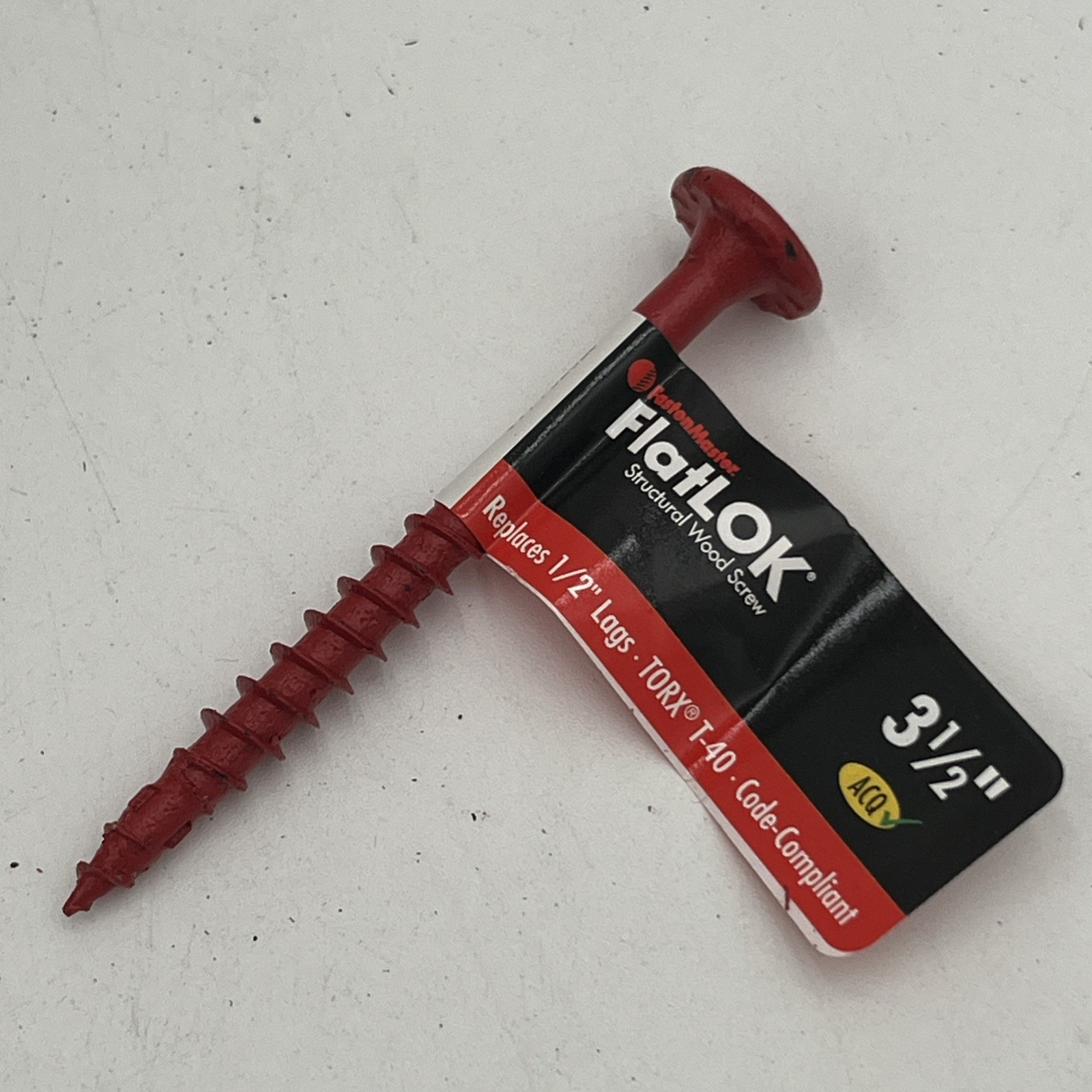 NEW!! 150-Pack FastenMaster FlatLOK 1/2” × 3.5” Torx ttap Structural Wood Screws