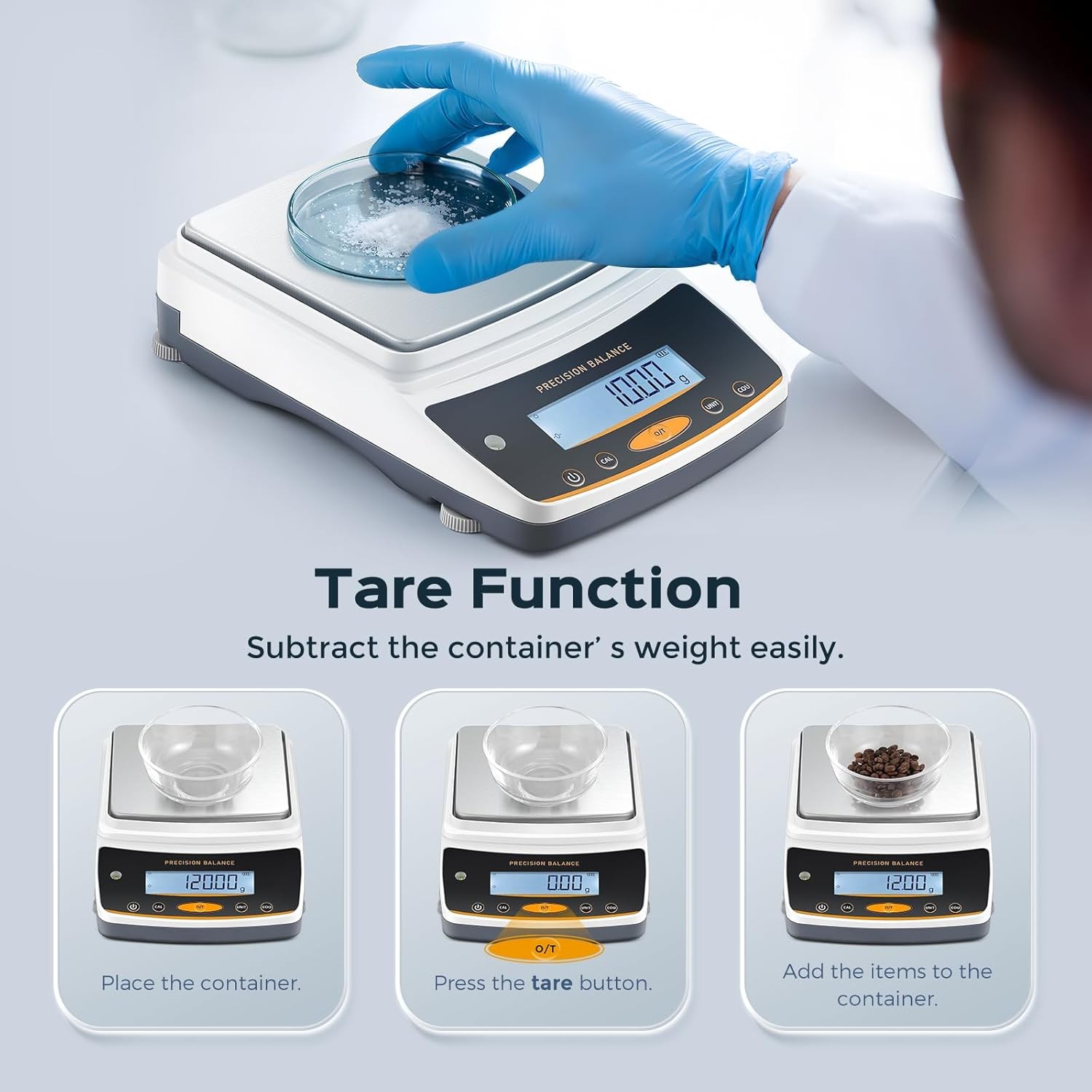 Bonvoisin Lab Scale 5000g x 0.01g, NEWEST VERSION