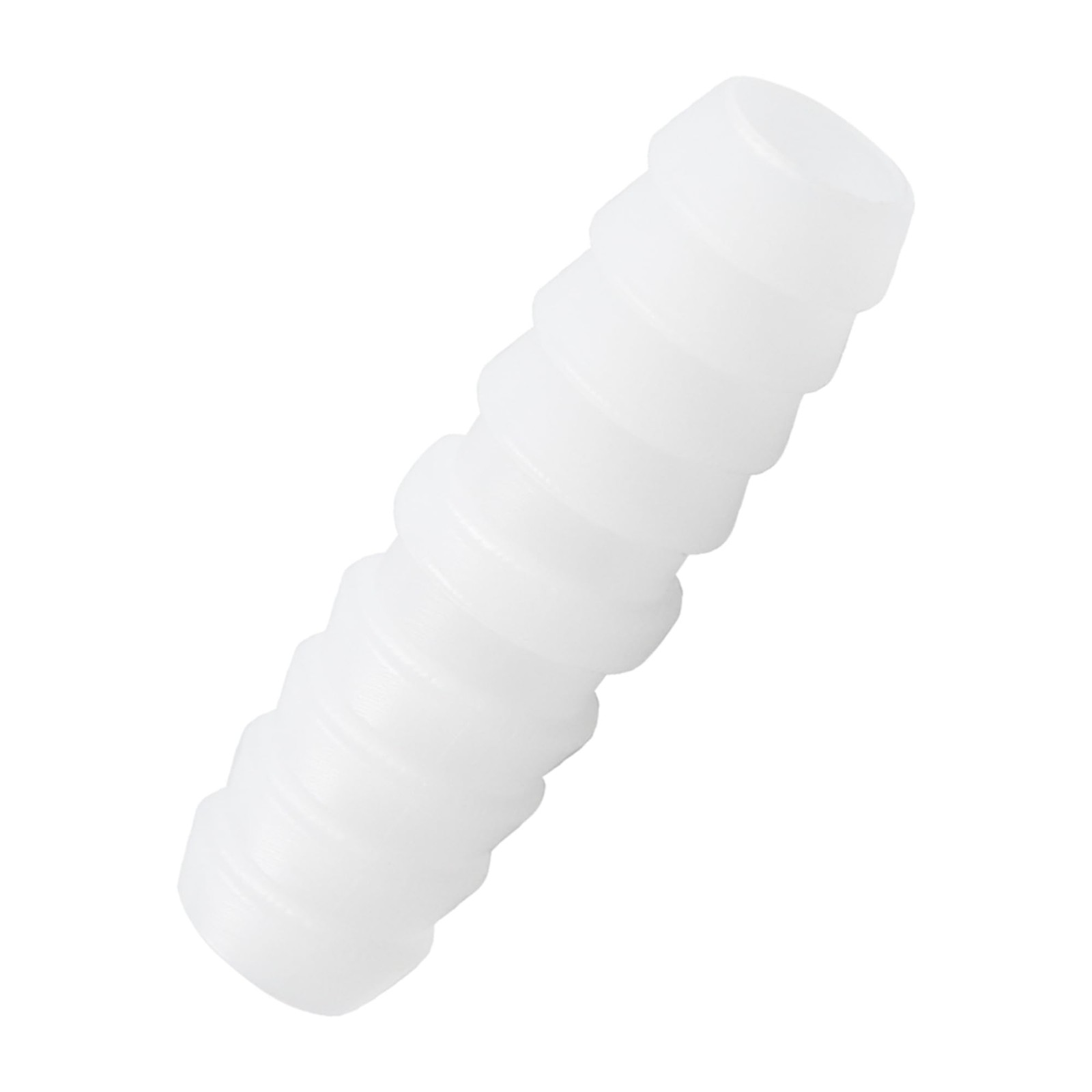 AUXBC 6Pcs 3/8″ x Plastic Hose Barb Fittings, Barbed x 3/8″, White