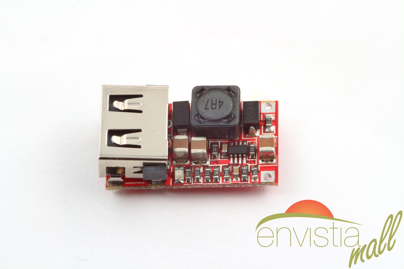 6-24V Input to 5V 2A USB Car Charger Module DC-DC Buck Step-Down Converter