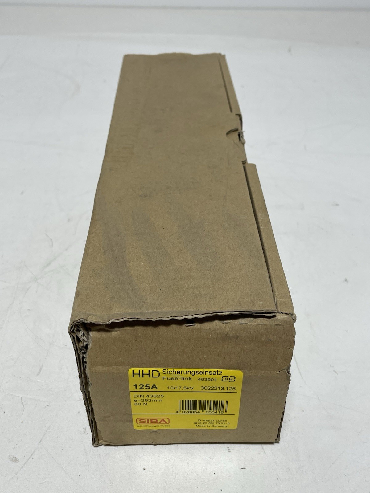 SIBA HHD Sicherungseinsatz Fuse Block 125A, 5kV, DIN 43625