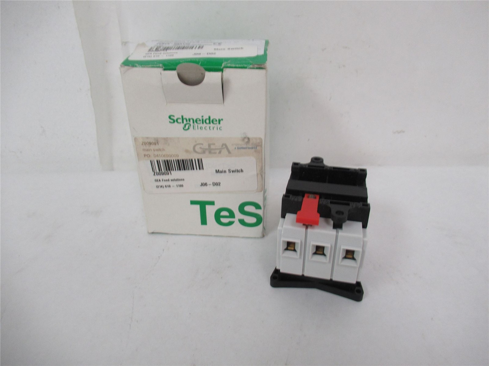251396 New In Box; Schneider V2 Electric Base for use with Vario Series IP20 3P